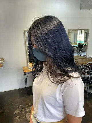 カラー レディースパーマ モデル募集RIKOのヘアスタイル