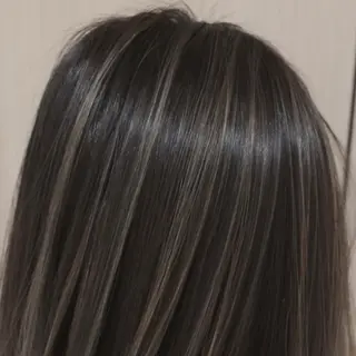 ミディアム "オクムラ タクヤ"のヘアスタイル