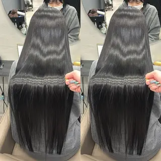 ロング 新宿No.1艶髪矯正 美艶カラー/FUKAのヘアスタイル