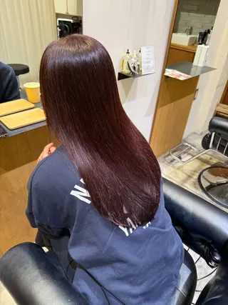 ロング カラー 🤍江坂 ハヤシアヤナ🤍のヘアスタイル