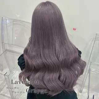 ロング カラー 韓国風艶髪🎀 暖色カラー🤍のヘアスタイル