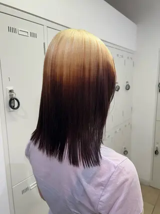 セミロング カラー カラーモデル🎀 アイラッシュ/YUIのマツエク・マツパデザイン