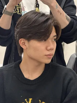 メンズ パーマ ROW 札幌のヘアスタイル