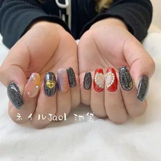 ロング ネイルJaol 池袋のネイルデザイン