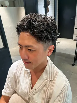 パーマ メンズ 小島 智子のヘアスタイル
