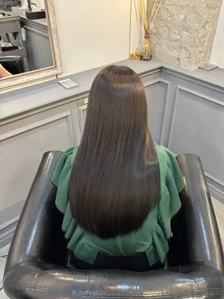 ロング カラー 関口 玲那のヘアスタイル