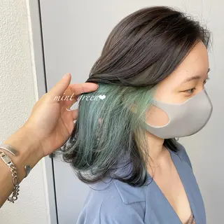 ミディアム カラー ヘアアレンジ 当日予約⭕️ JUNYAのヘアスタイル