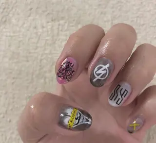 ネイル パラあり！フィルイン 美フォルムのネイルデザイン