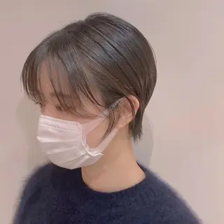 ショート パーソナルカラー lapiax阿部のヘアスタイル