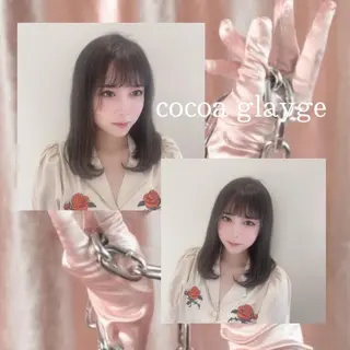 ミディアム カラー ヘアアレンジ 🎀トップスタイリ スト湯川響🎀のヘアスタイル