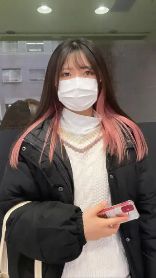 ロング カラー 名古屋ハイトーン/ 🐶ブリーチ専門店のヘアスタイル