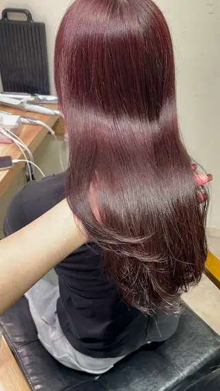 セミロング カラー ヘアアレンジ 愛されカラー🩷 はるなのヘアスタイル