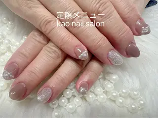 ネイル kao nail マグネット/長さだしのネイルデザイン