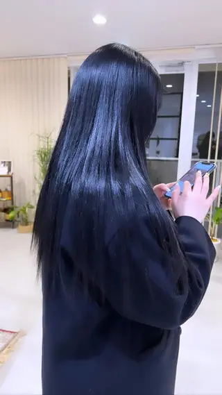 ロング カラー 重松 丈博のヘアスタイル