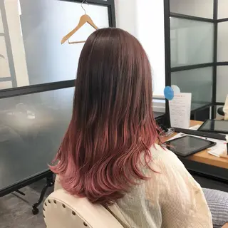 ロング カラー ヘアアレンジ JURI🤎 ワンカールレイヤーのヘアスタイル