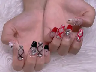 ネイル 長さだし専門店 M2　rikaのネイルデザイン