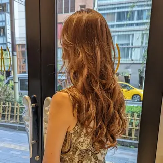 ロング カラー ヘアアレンジ  知念　香トータル ビューティー🌷のヘアスタイル