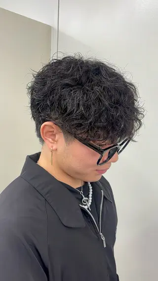 ショート パーマ メンズ 名古屋メンズパーマ /松井生のヘアスタイル