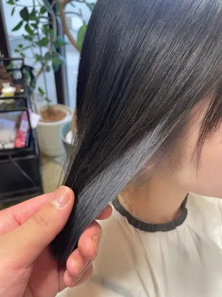 ミディアム カラー 三川 啓英 / 縮毛矯正/髪質改善のヘアスタイル