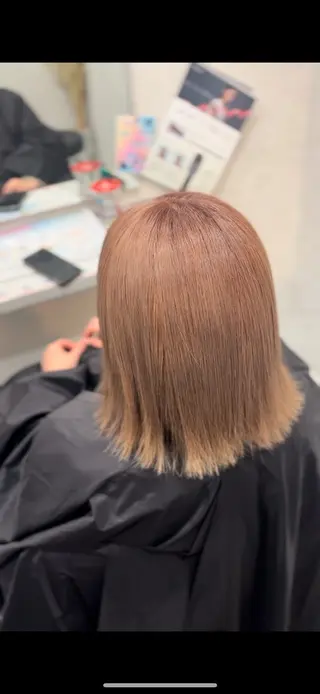 ミディアム 平瀬 胡桃のヘアスタイル