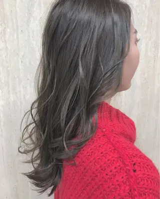 ロング カラー 店長 濱口 花菜 美髪整形のヘアスタイル