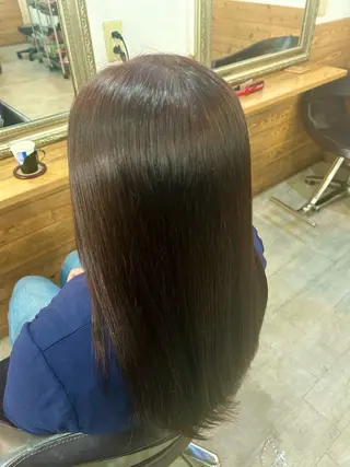 ロング カラー 袈叶 ✨のヘアスタイル