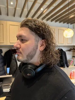 ミディアム パーマ ショート/ボブ パーマ/中原のヘアスタイル