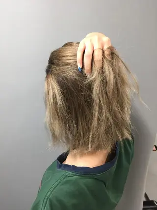 ショート カラー ヘアアレンジ 枝毛カット&髪質改善 満足NO.1岡しゃんのヘアスタイル