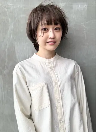 ショート カラー wakana / くびれカットのヘアスタイル