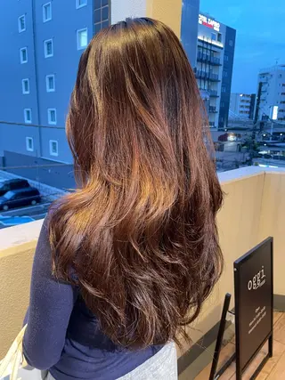 ロング 🎀レイヤー/パーマ カラー/ai🎀のヘアスタイル