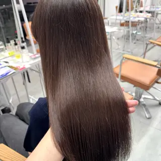 ロング カラー ヘアアレンジ ブリーチなしカラー /新百合ヶ丘/安形翔のヘアスタイル