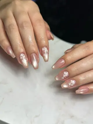 ロング 森 まやのネイルデザイン