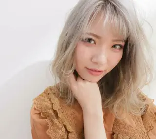 ミディアム カラー パーマ ヘアアレンジ ✂️✂️徳　田✂️ ✂️のヘアスタイル