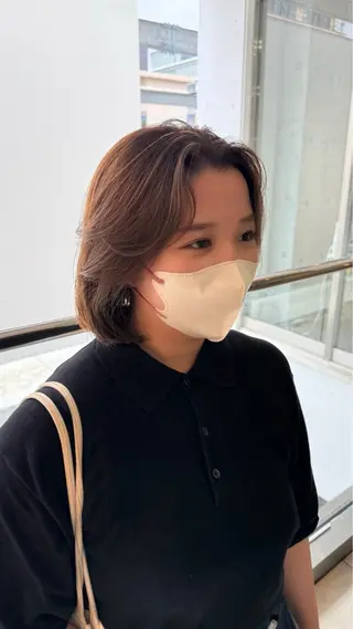 ショート RUKA👱🏻 メンズカットパーマのヘアスタイル