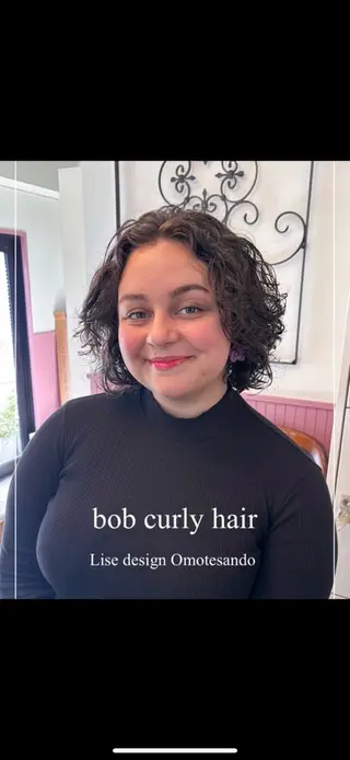 ミディアム カラー メンズ 表参道Lise おおいしおりのヘアスタイル