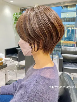 ショート 大人ショート特化/ カットモデル/表参道のヘアスタイル