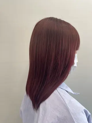 カラー 手塚 由佳のヘアスタイル