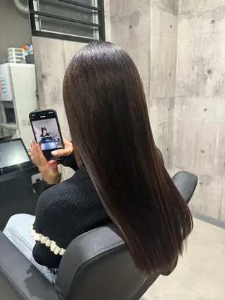 ロング _WHITE / KENTOのヘアスタイル