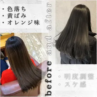 ロング レイヤーカット／ 髪質改善✨山中優のヘアスタイル