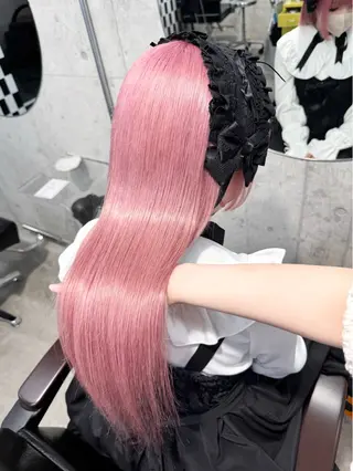 ロング カラー パーマ ヘアアレンジ メンズ キッズ 💖オタク美容師 ꒰ঌ♡モモ♡໒꒱のヘアスタイル