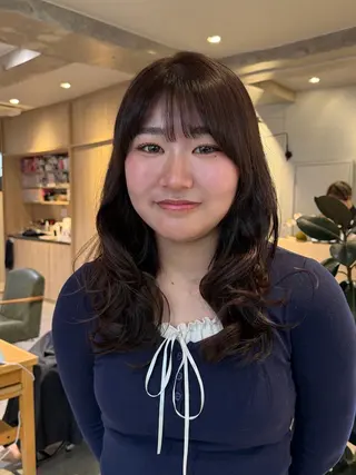 ロング カラー 韓国スタイル /一那のヘアスタイル