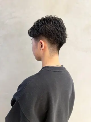 パーマ メンズ 國井 誠のヘアスタイル