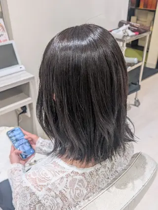 カラー ミディアム 田端みおと🐱 SoZoBridgeのヘアスタイル