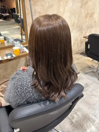 ロング カラー ツヤカラー🫧Sae ネイルモデル募集中のヘアスタイル