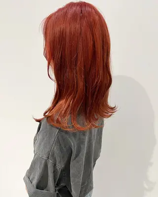 セミロング カラー WATANABE MISAKIのヘアスタイル