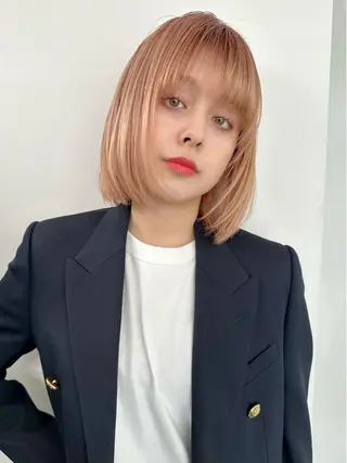 ミディアム 井上 健斗のヘアスタイル