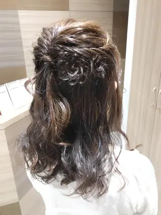 セミロング ヘアセット/メンズ パーマChihoのヘアスタイル