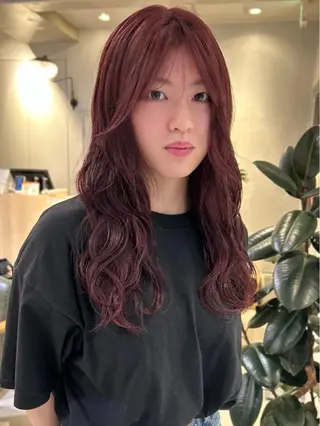 セミロング カラー 𝐚𝐨𝐢🩰/ パーソナルカラーのヘアスタイル