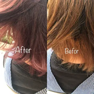 カラー 片山美穂 心斎橋・なんばのヘアスタイル