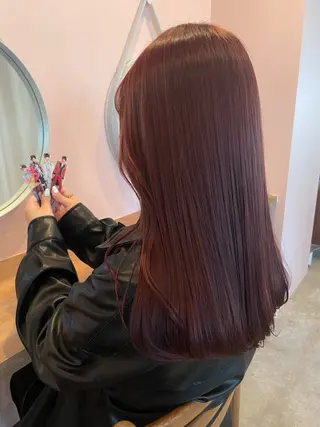 ロング カラー ヘアアレンジ REONA🪽✨薬院 レイヤーカット🫧のヘアスタイル